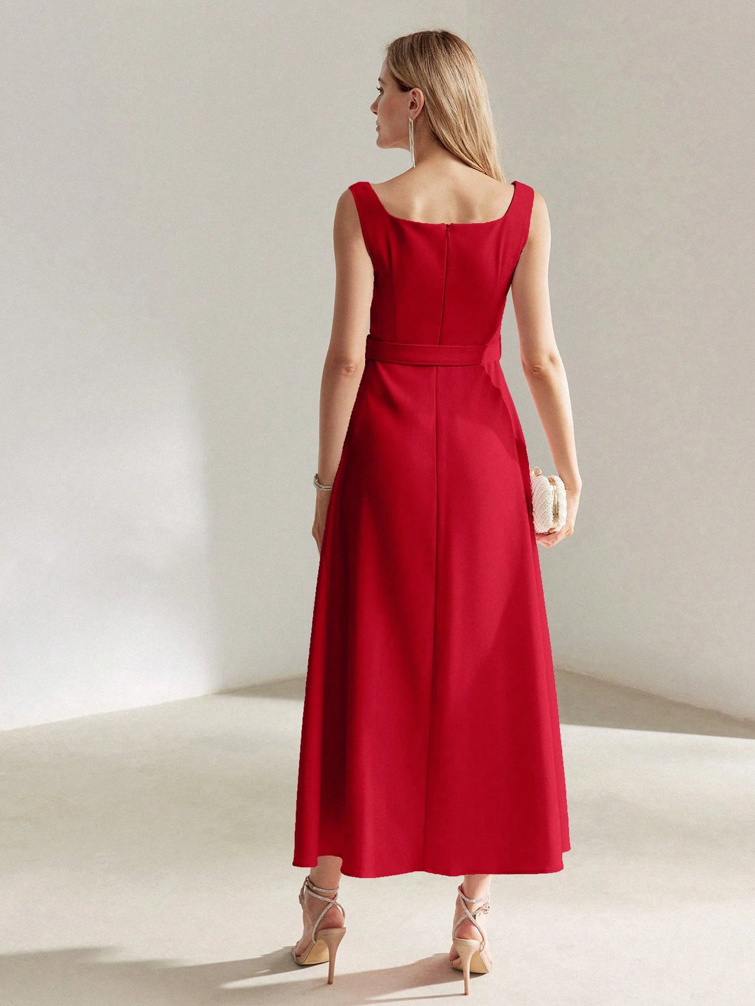 Rochie maxi SHEIN, roșu