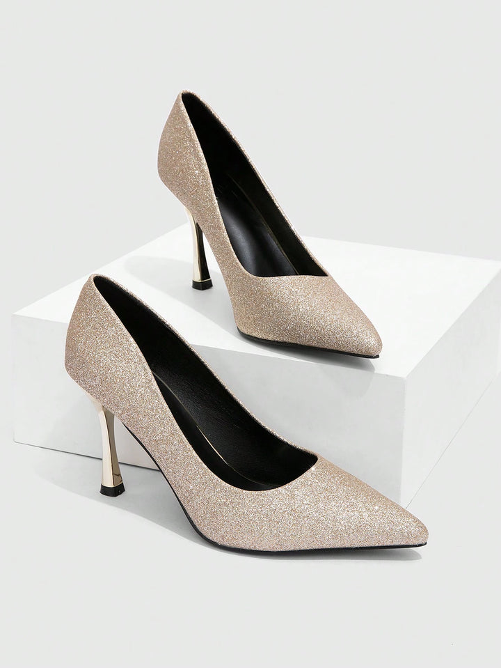 Pantofi SHEIN, auriu