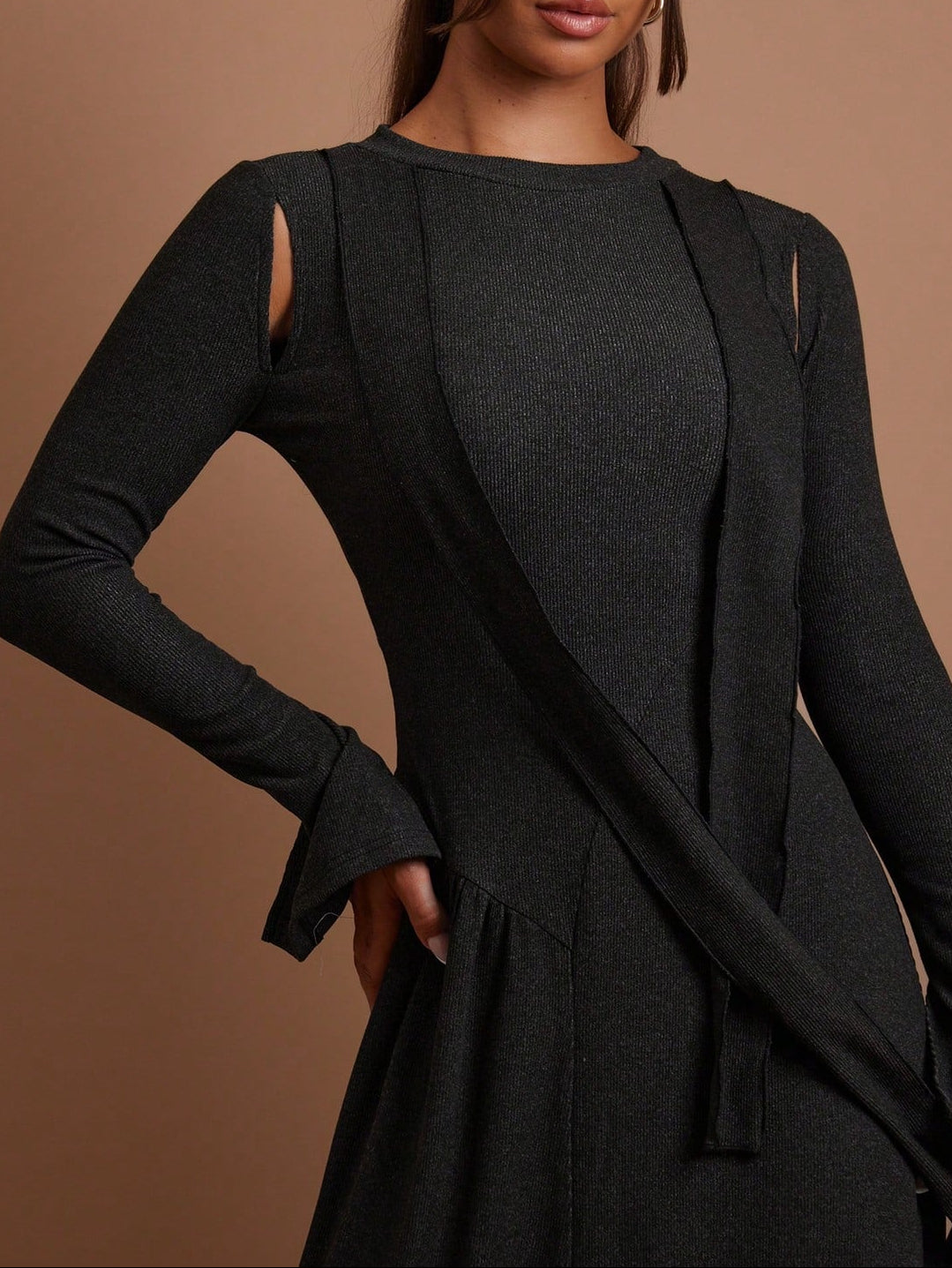 Rochie maxi SHEIN, negru