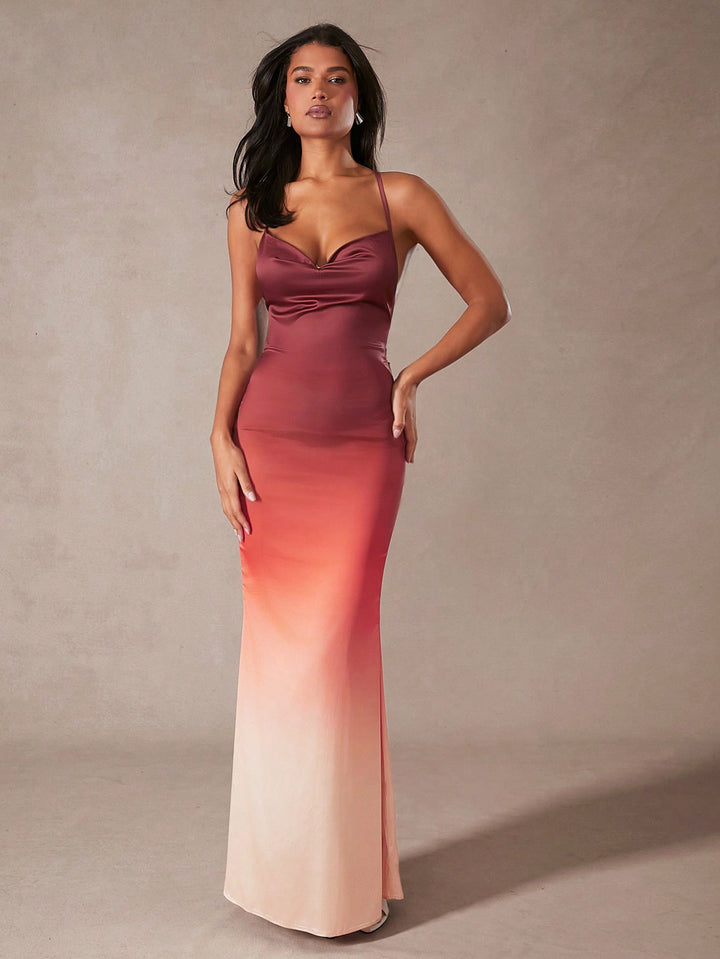 Rochie maxi SHEIN, mix culori