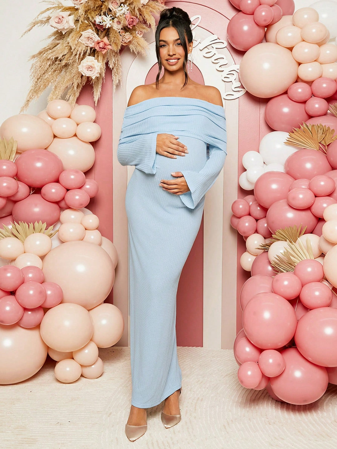 Rochie maxi SHEIN, albastru