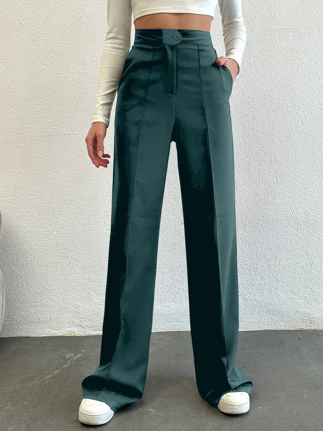 Pantaloni SHEIN, verde