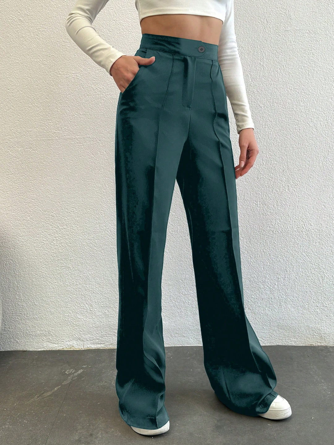 Pantaloni SHEIN, verde