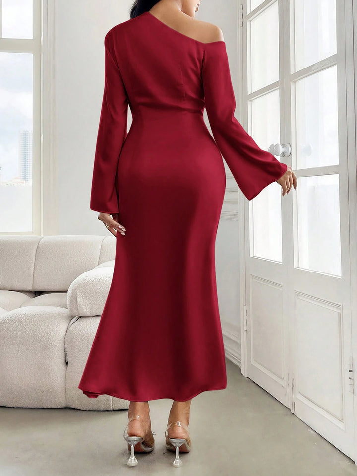 Rochie maxi Shein, roșu