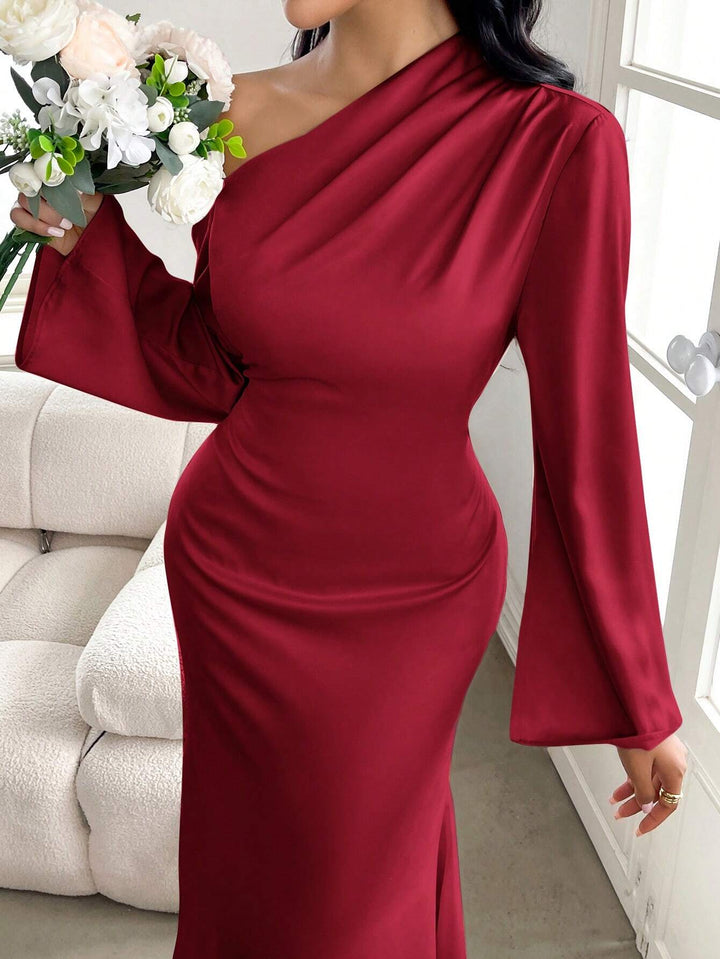 Rochie maxi Shein, roșu