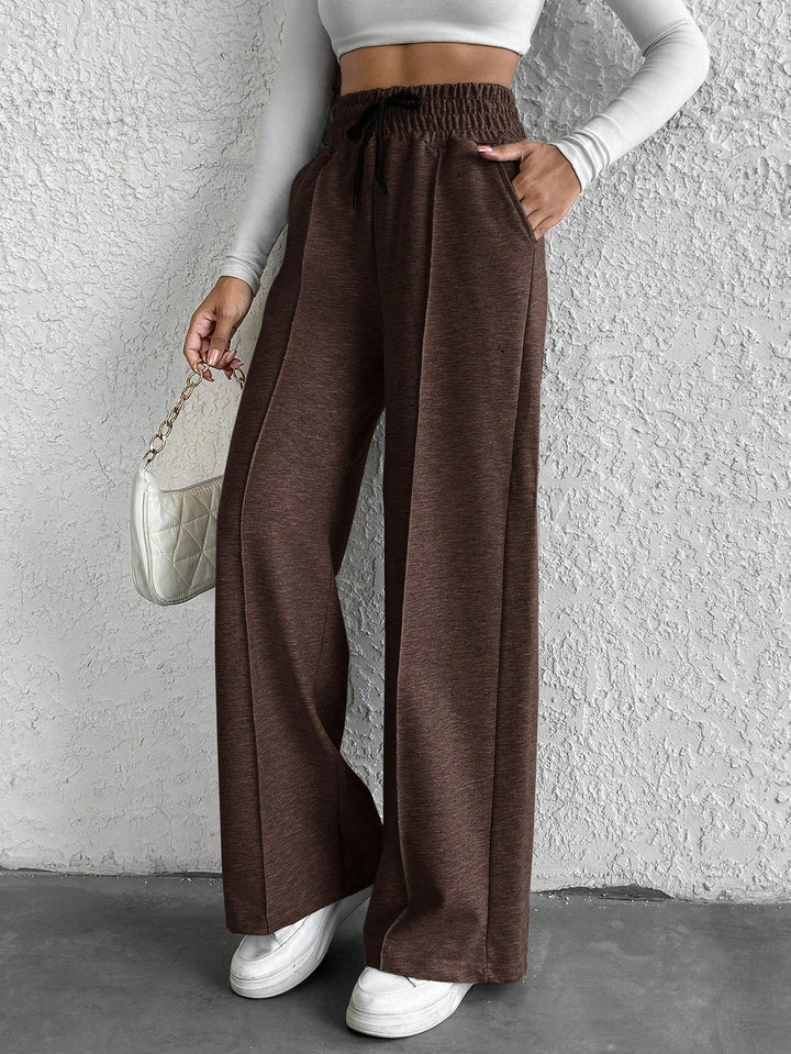 Pantaloni SHEIN, maro