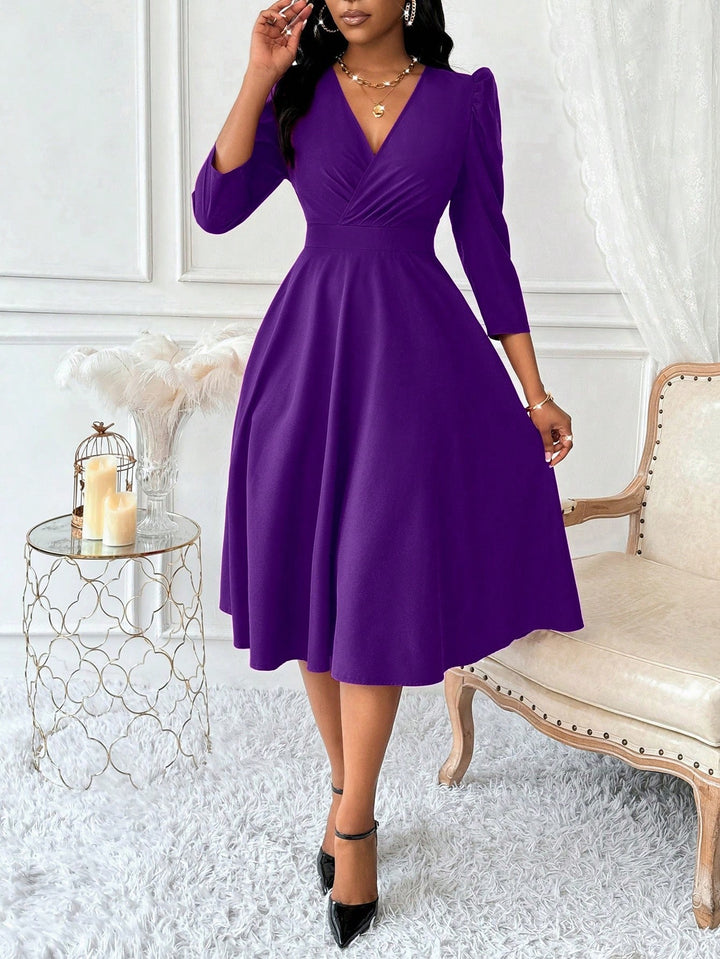 Rochie midi SHEIN, mov