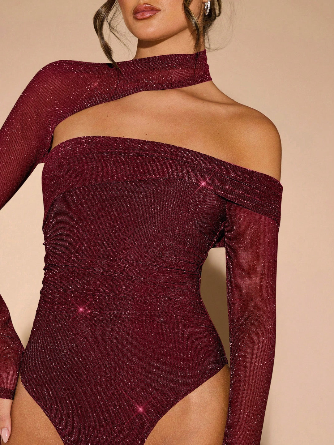 Body, SHEIN, burgundi