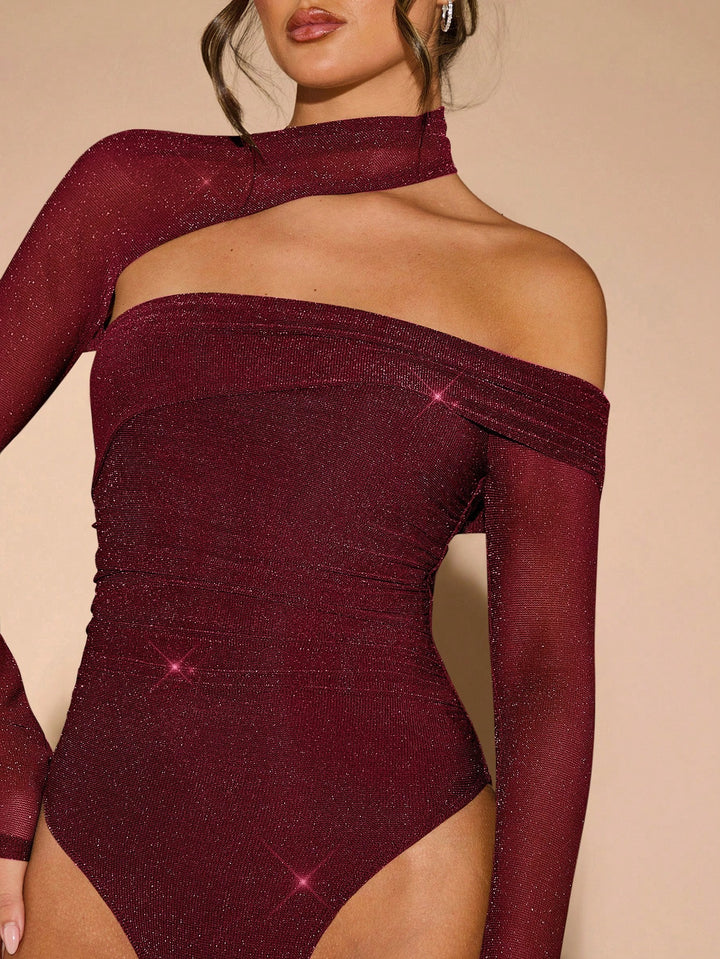 Body, SHEIN, burgundi