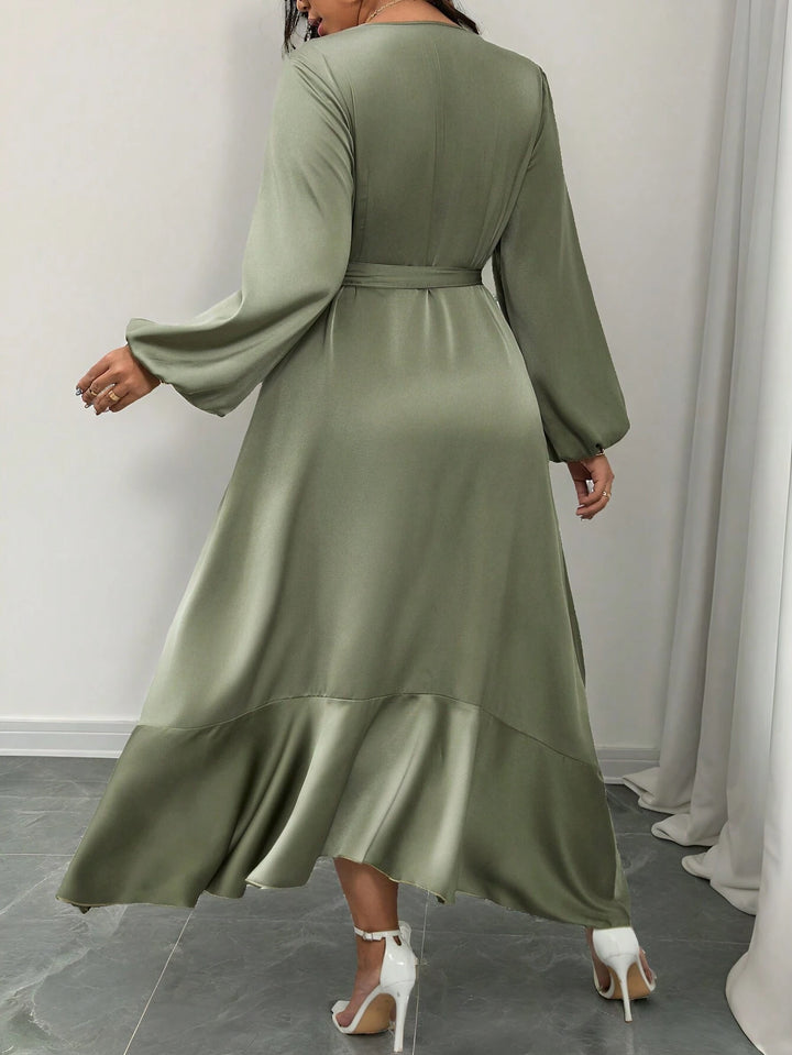 SHEIN maxi ruha, zöld