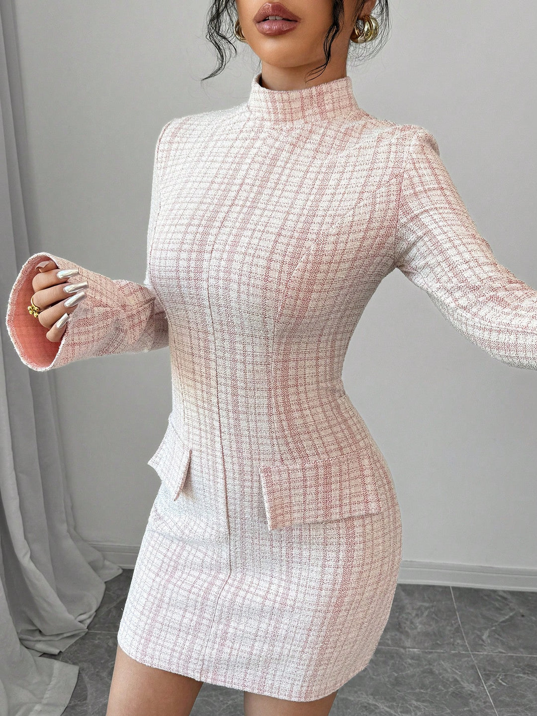 Rochie mini SHEIN, roz