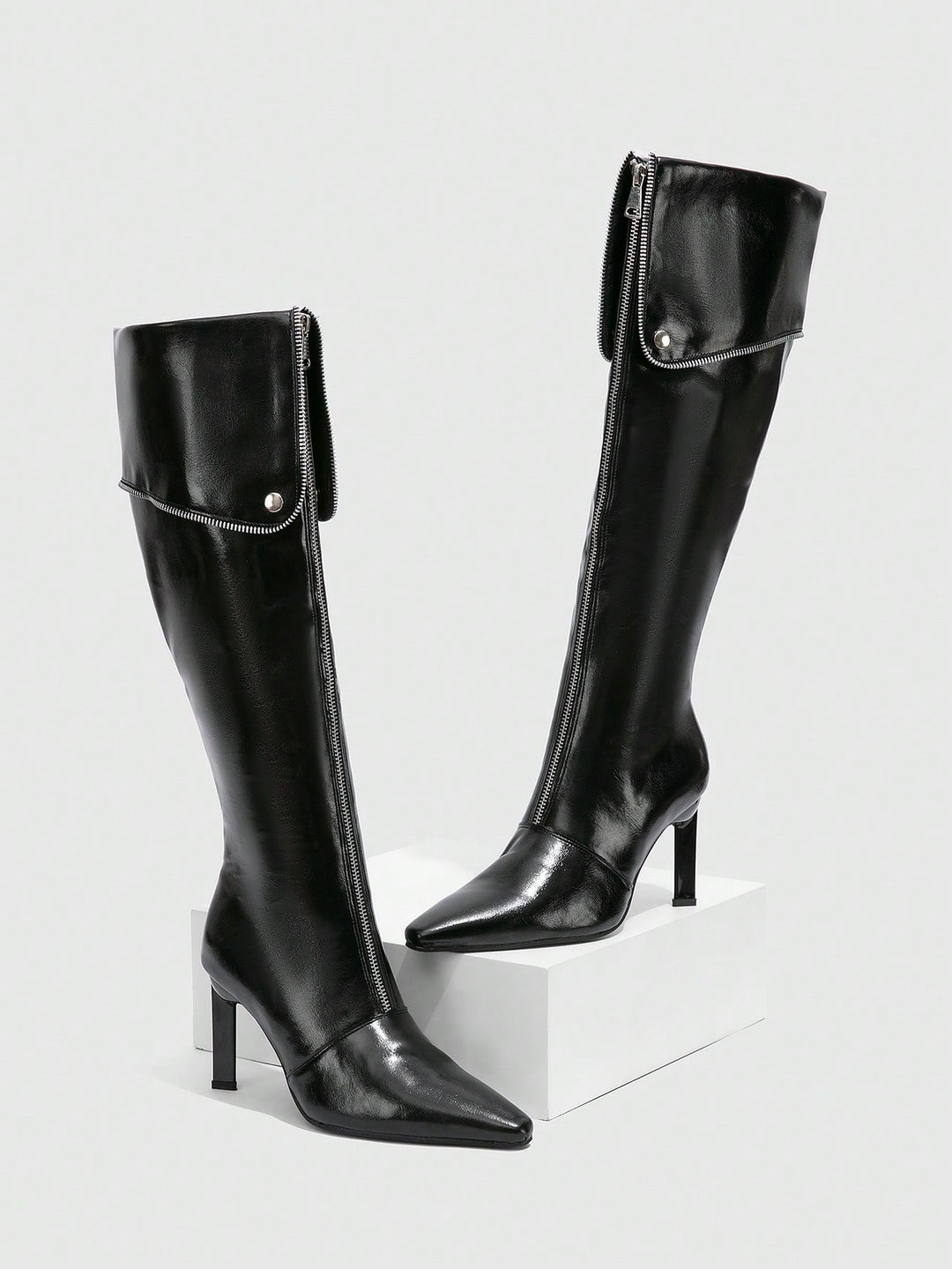 SHEIN csizma, fekete