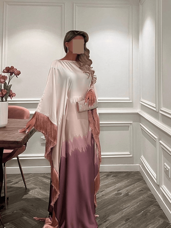 Set caftan și jalabiya SHEIN, roșu