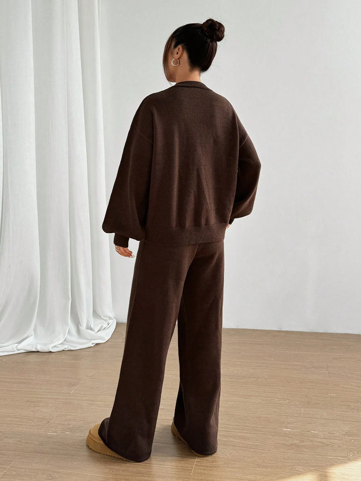 Pantaloni SHEIN, maro