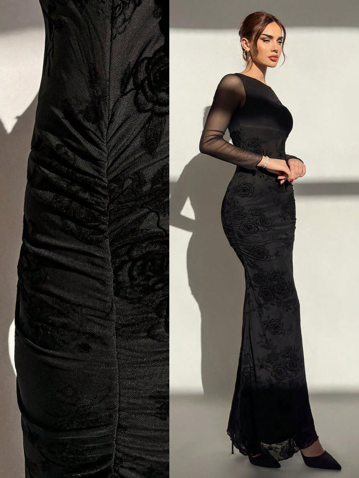 Rochie maxi SHEIN, negru
