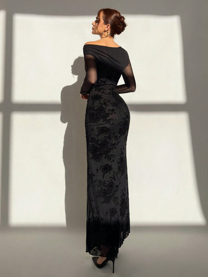 Rochie maxi SHEIN, negru