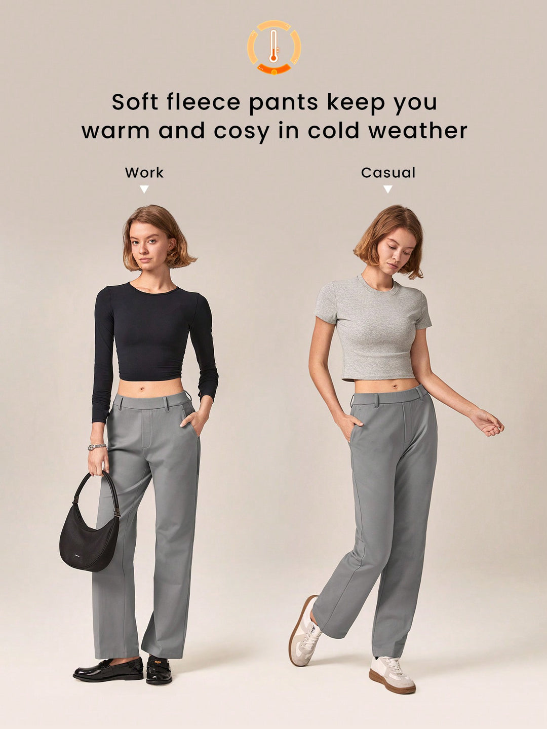 Pantaloni SHEIN, gri