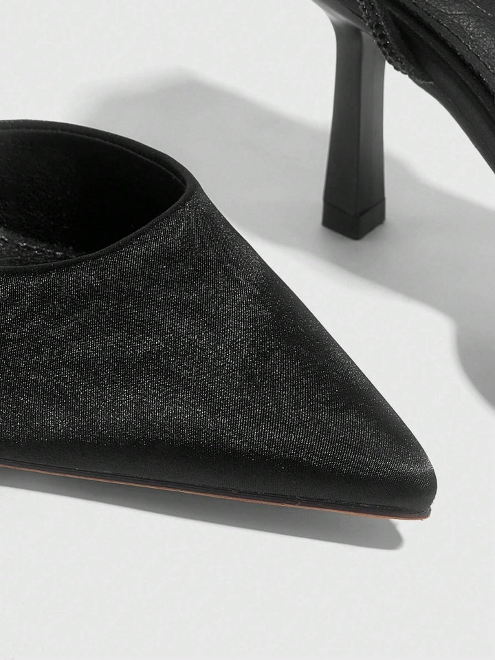 Pantofi cu toc SHEIN, negru