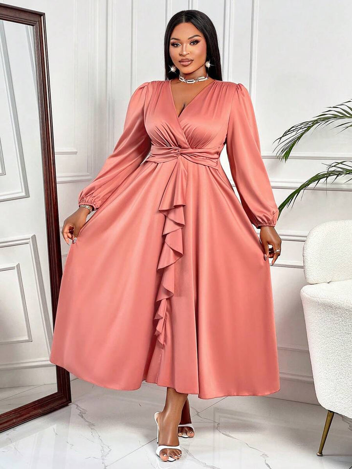 Rochie maxi SHEIN, roz praf