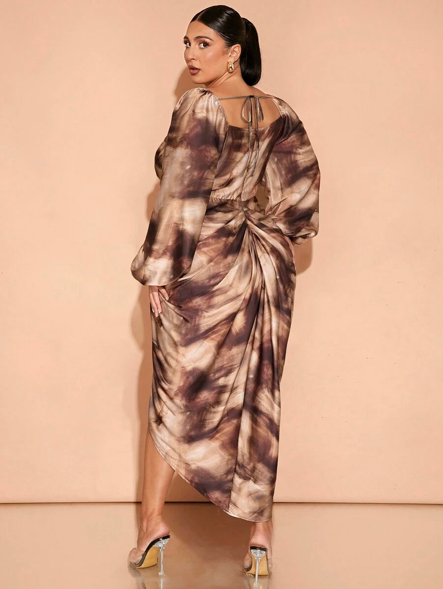 Rochie midi SHEIN, mix culori