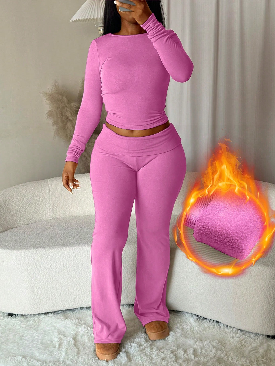 Compleu SHEIN, roz