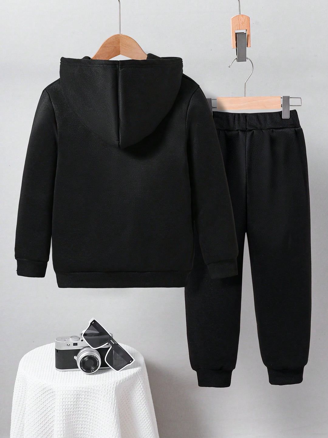 Set hanorac și bluză SHEIN, negru