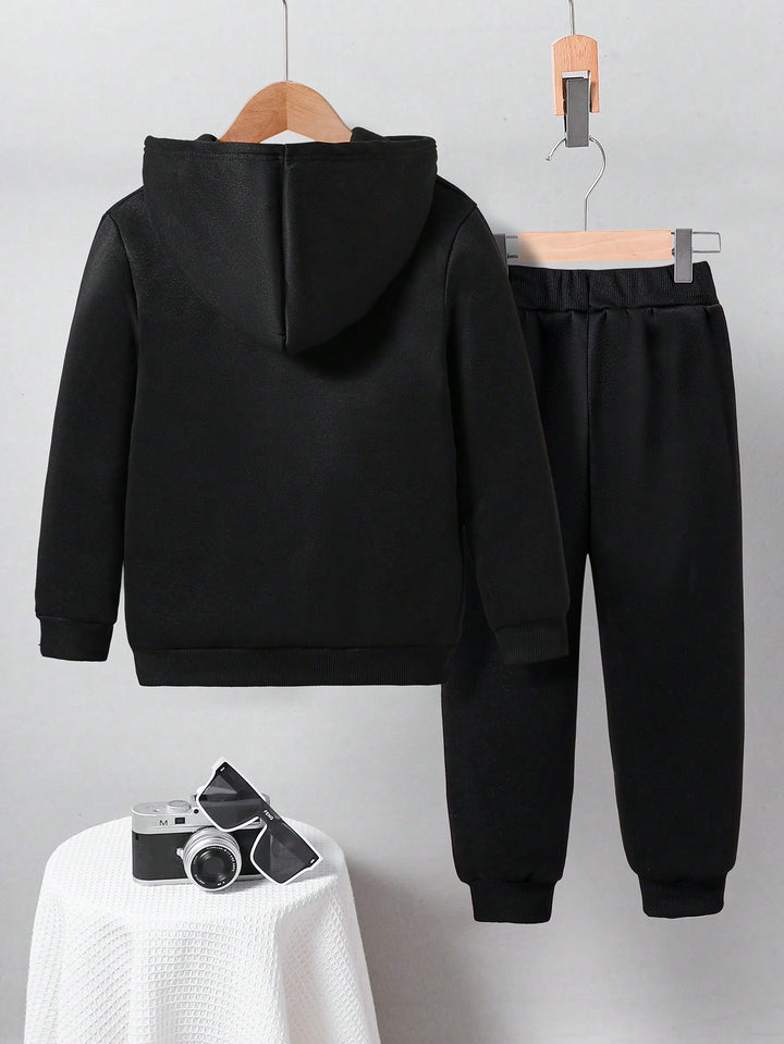 Set hanorac și bluză SHEIN, negru