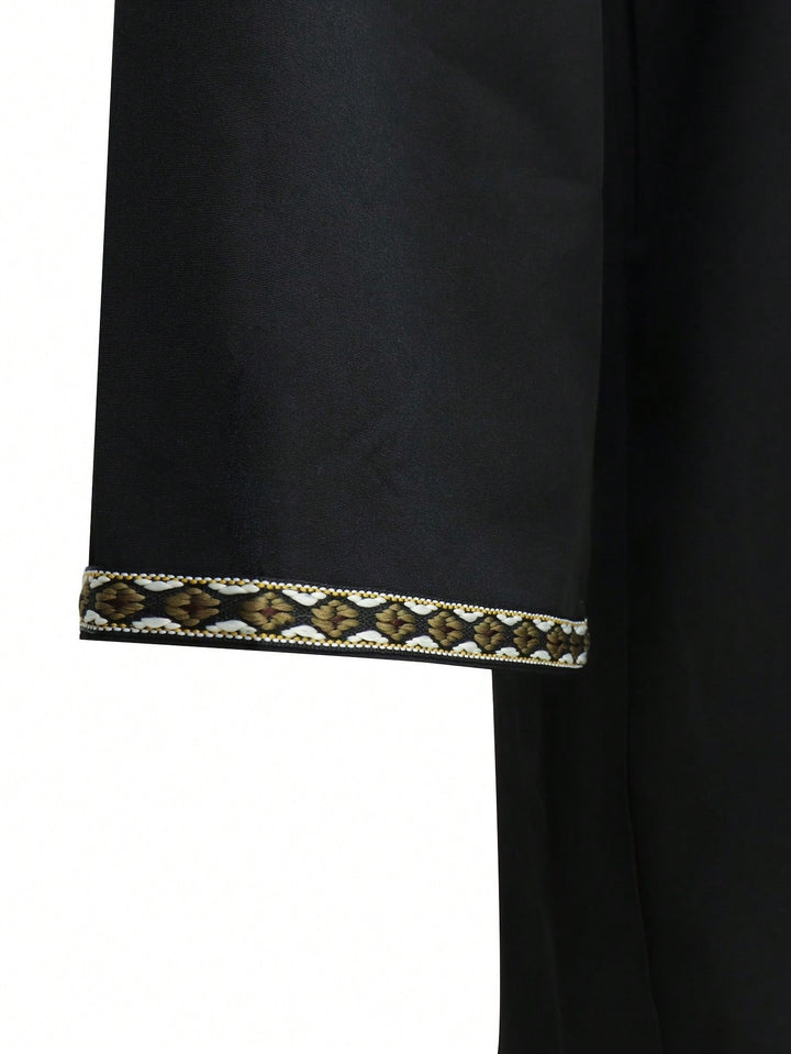 Rochie lungi cu dantelă SHEIN, negru