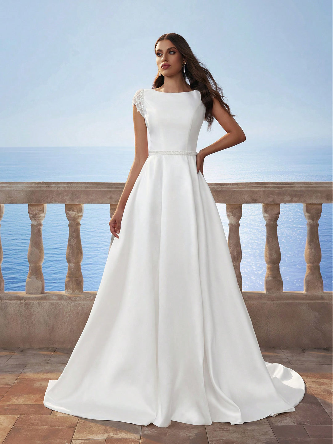 Rochie de mireasă SHEIN, alb