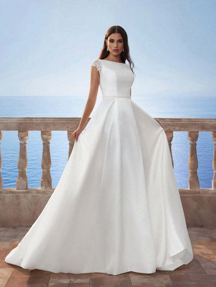 Rochie de mireasă SHEIN, alb