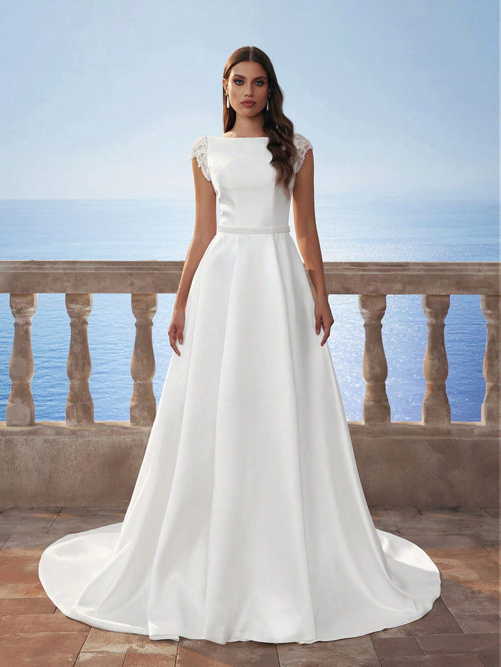 Rochie de mireasă SHEIN, alb