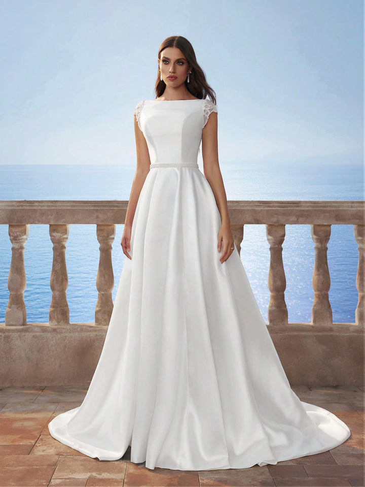 Rochie de mireasă SHEIN, alb