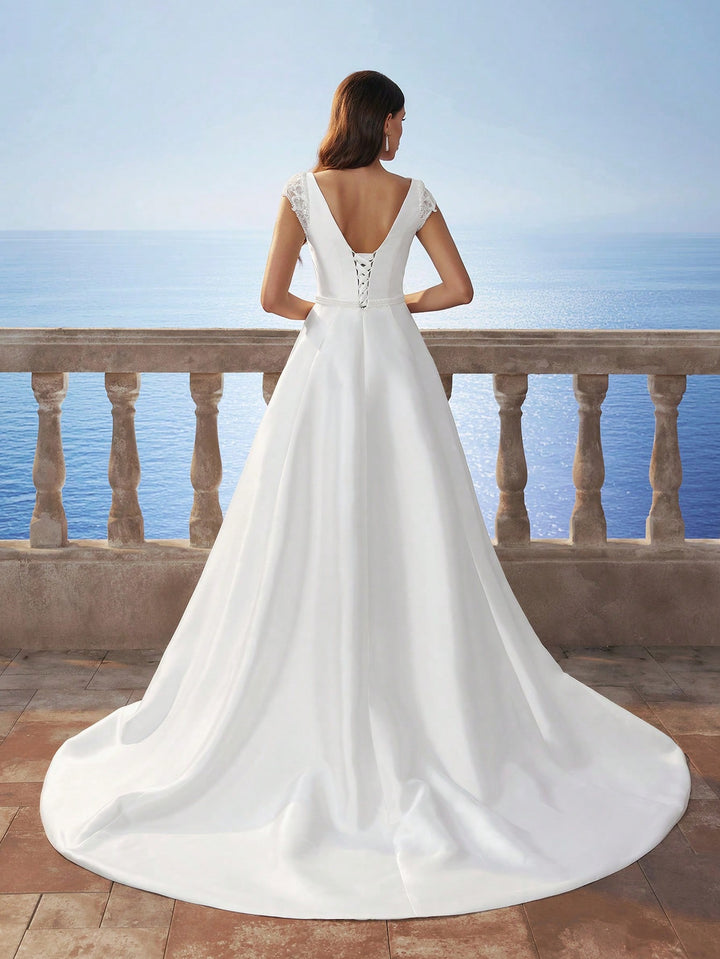 Rochie de mireasă SHEIN, alb