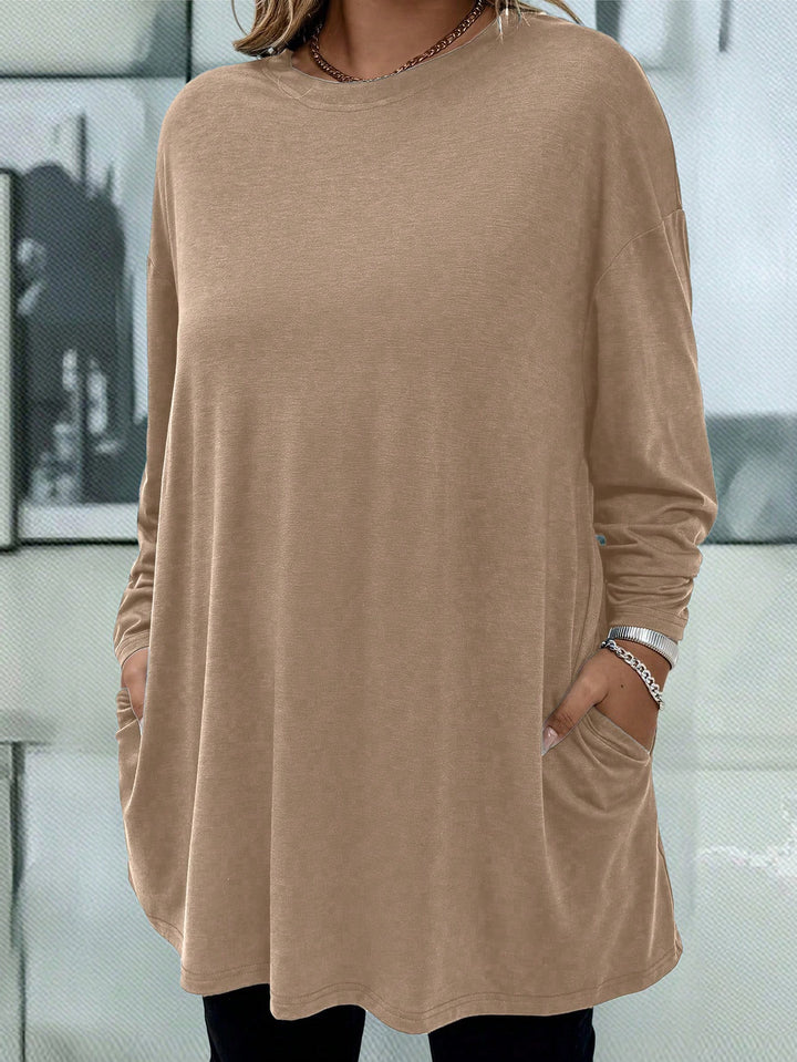SHEIN Póló, khaki