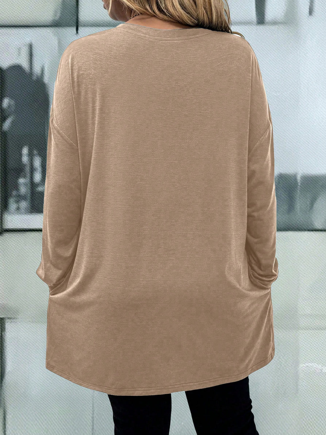 SHEIN Póló, khaki