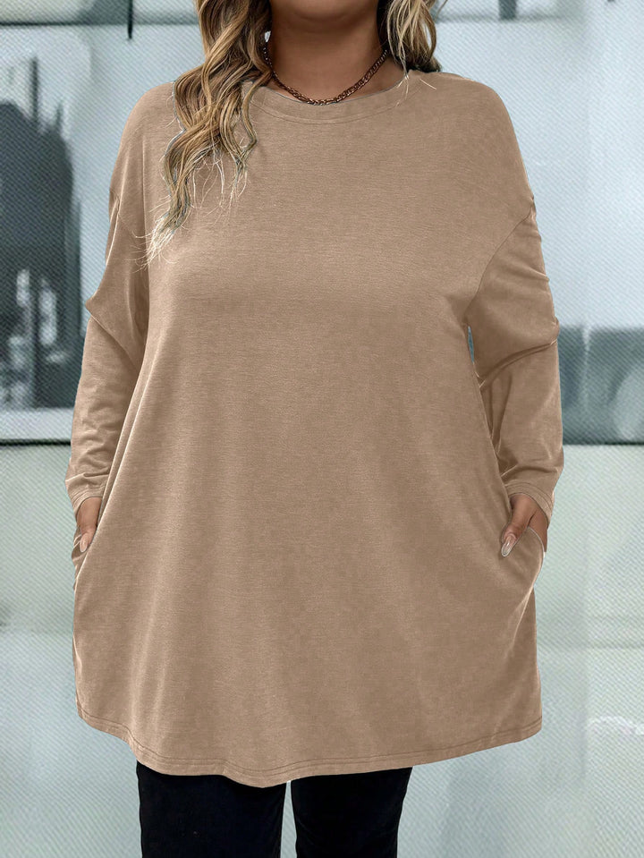 SHEIN póló, khaki