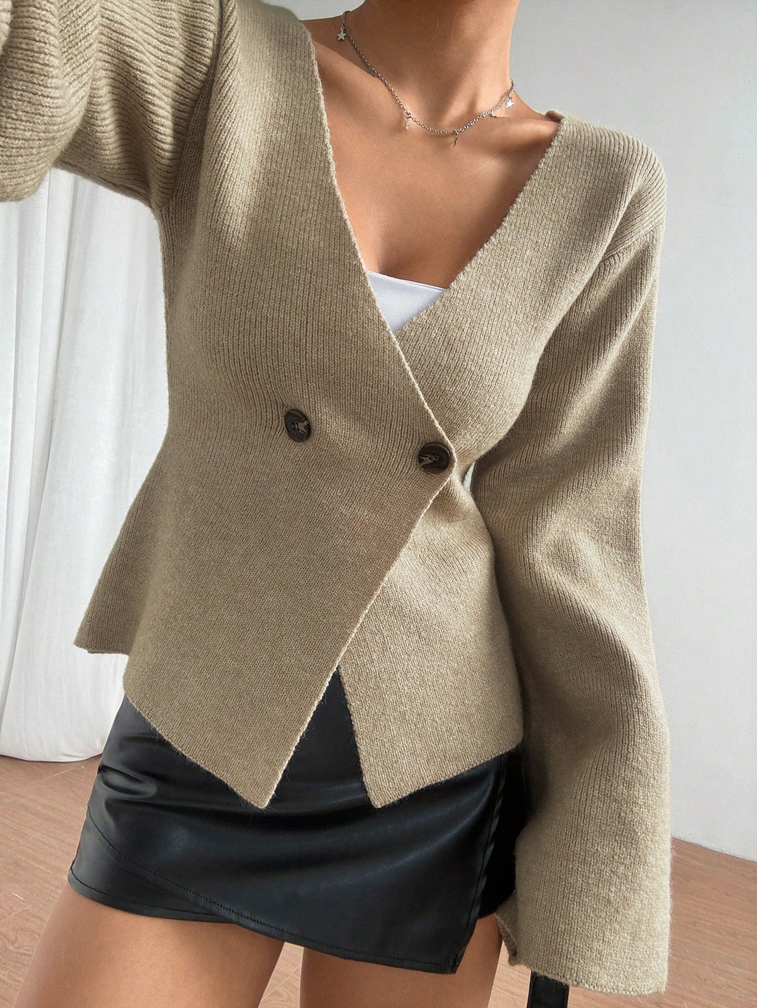 Cardigan SHEIN, bej