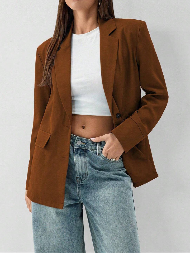 Brown SHEIN blazer
