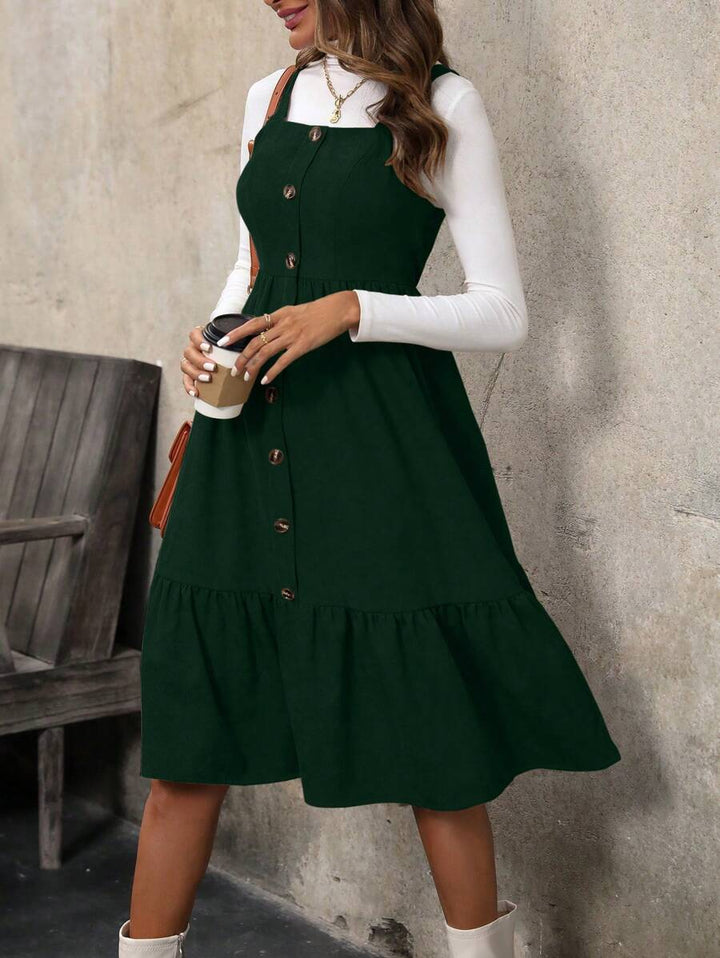 Rochie midi SHEIN, verde