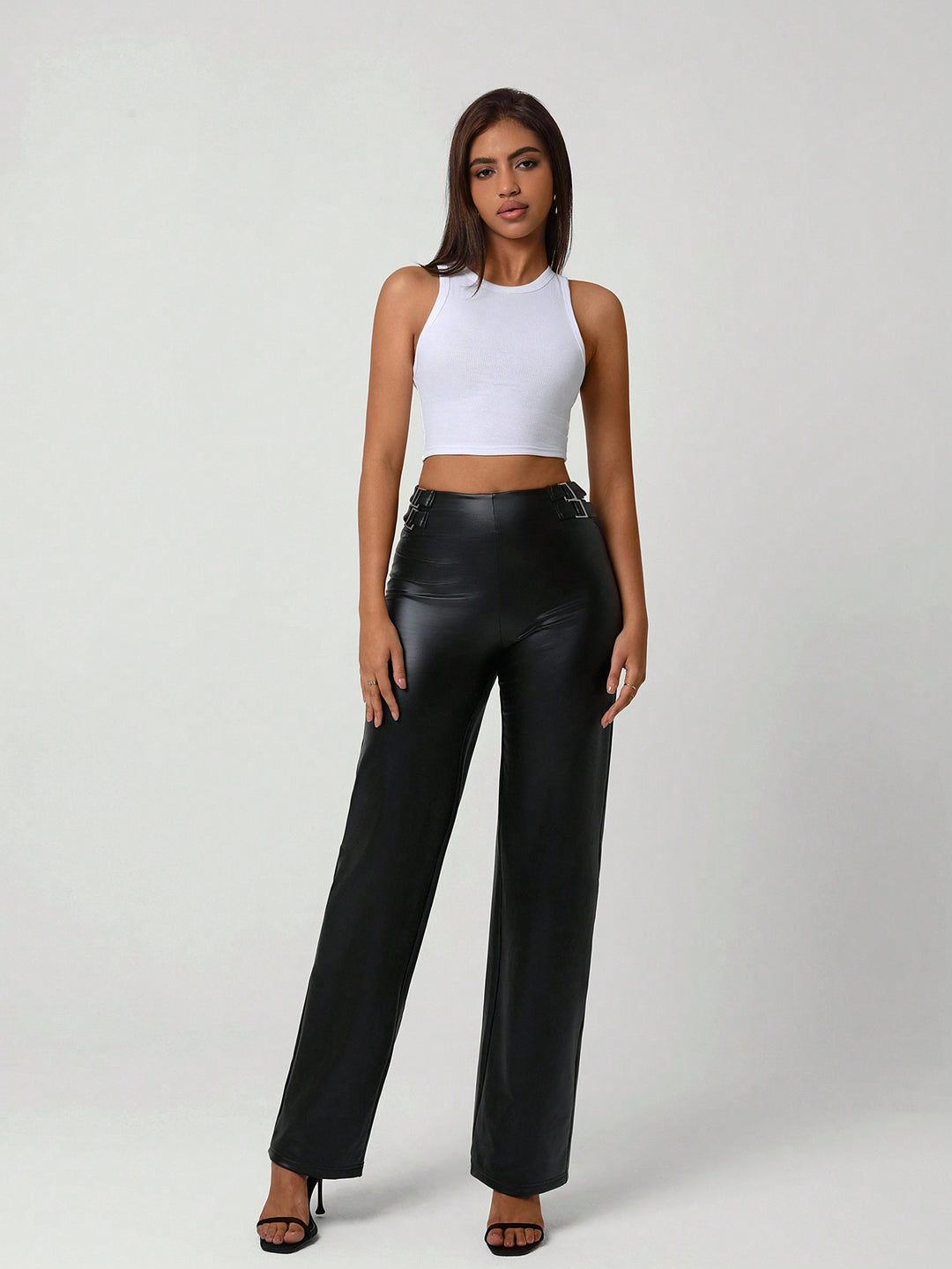 Pantalon SHEIN, negru