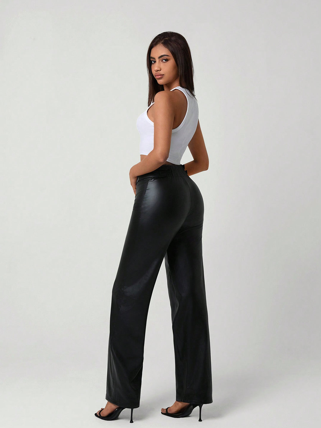 Pantalon SHEIN, negru