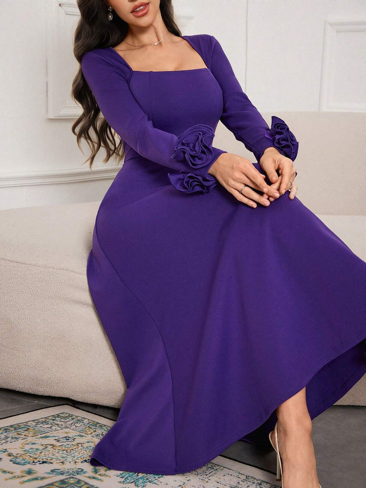 Rochie midi SHEIN, mov