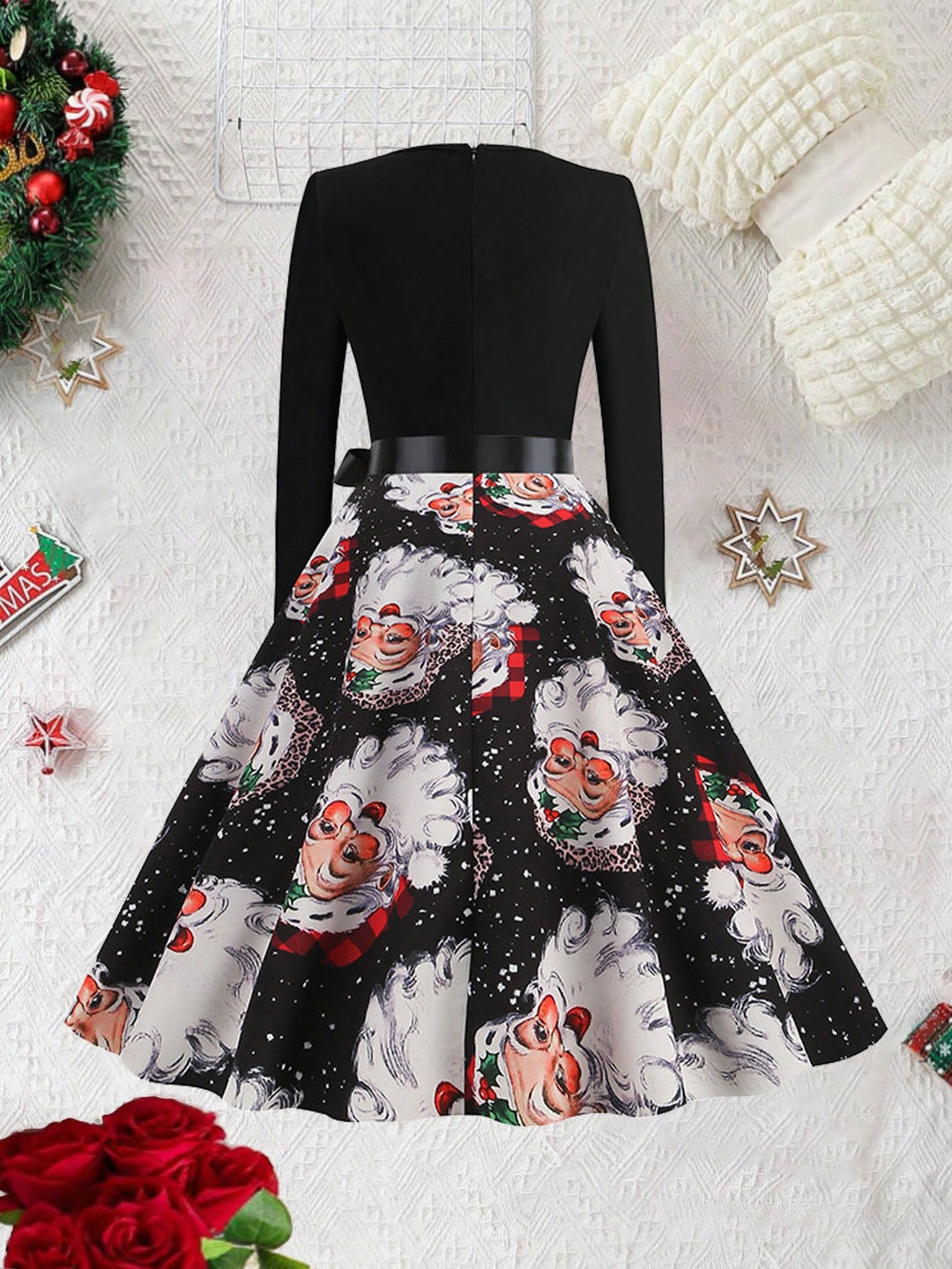 Rochie midi SHEIN, mix culori