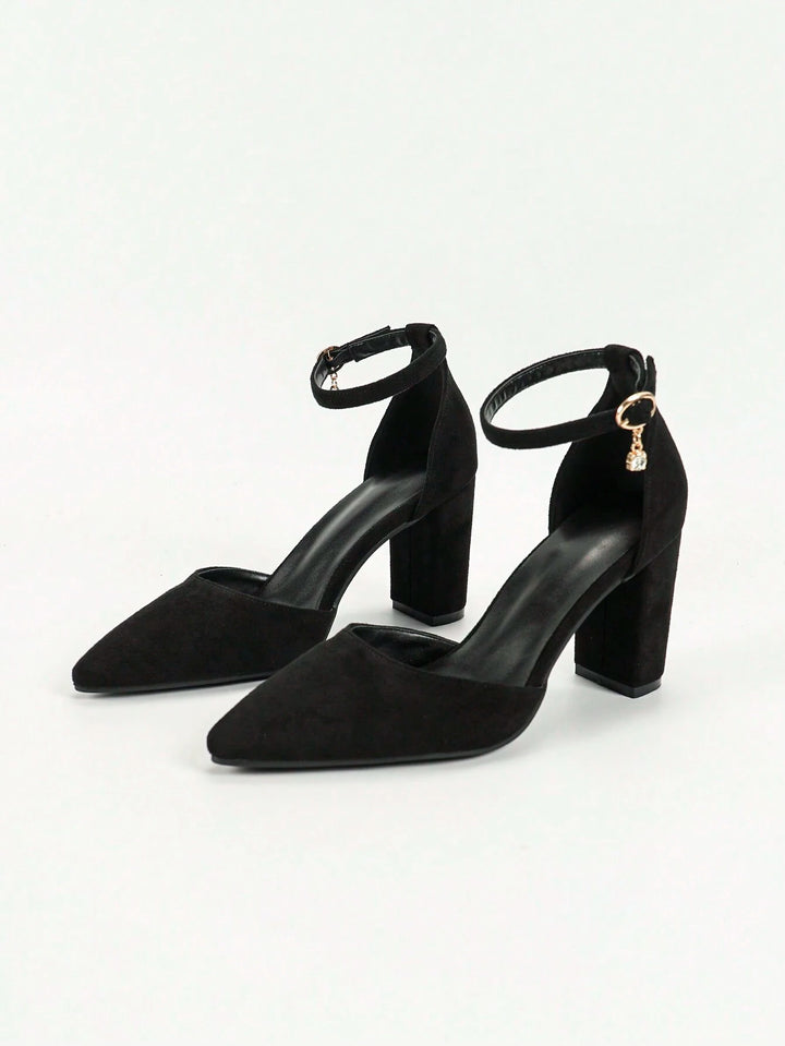 Pantofi cu toc SHEIN, negru