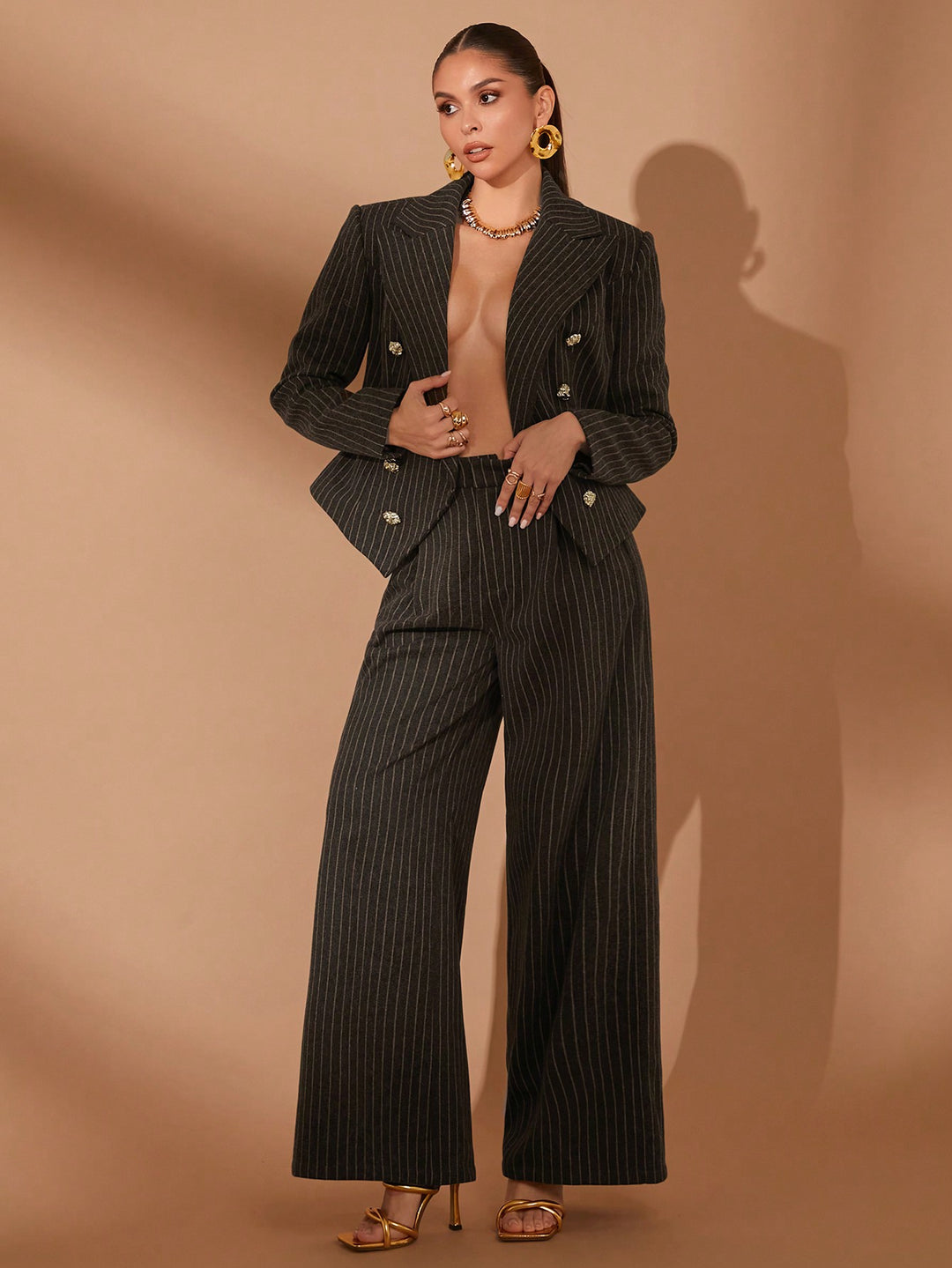 SHEIN fürdőruha, khaki