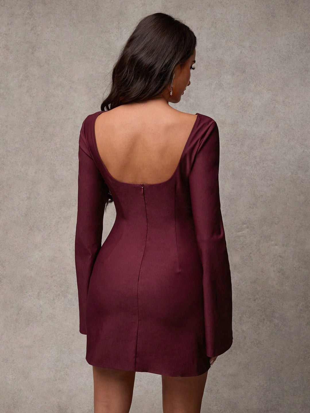 Rochie mini SHEIN, vișiniu