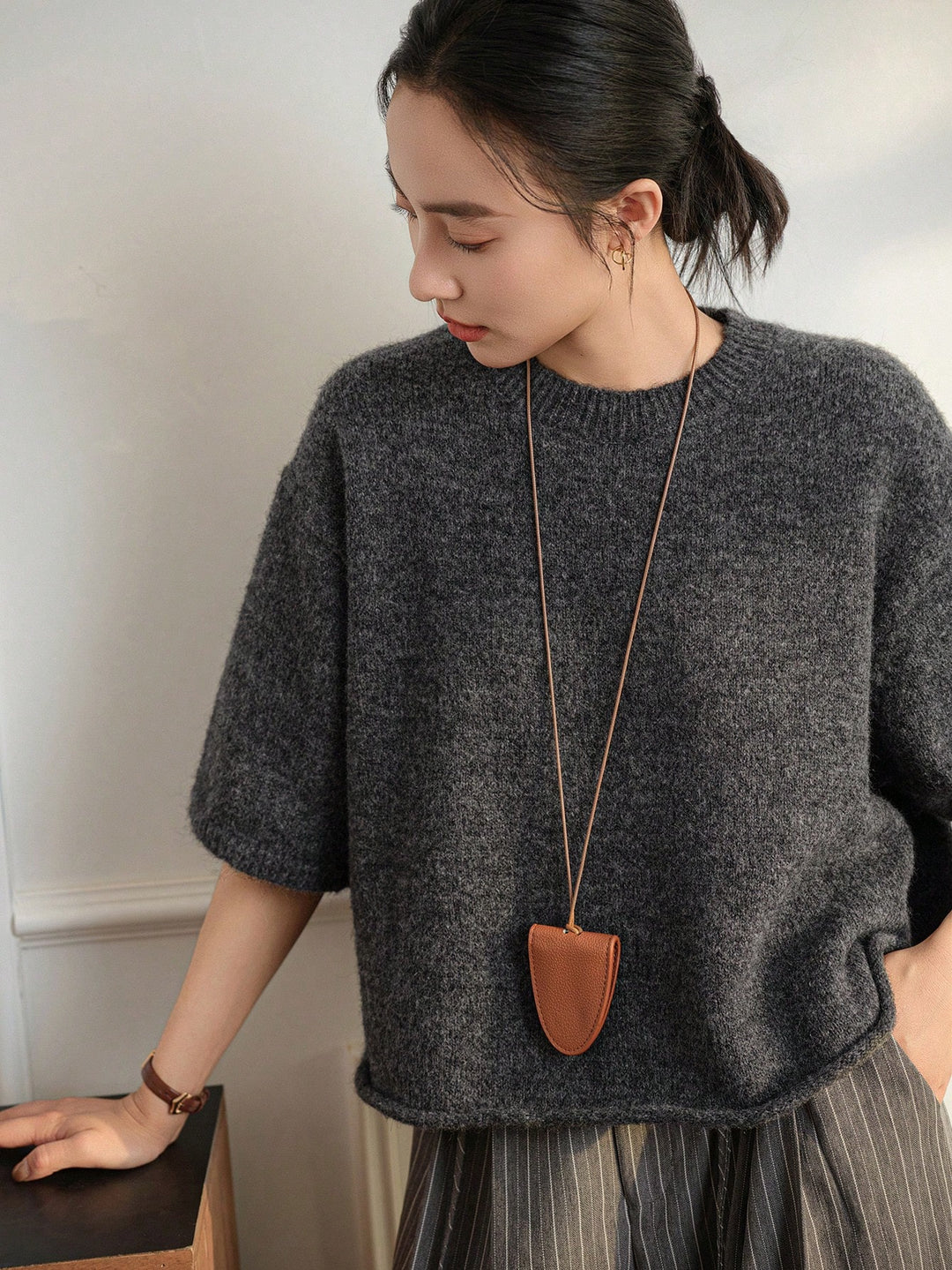 Pulover SHEIN, gri