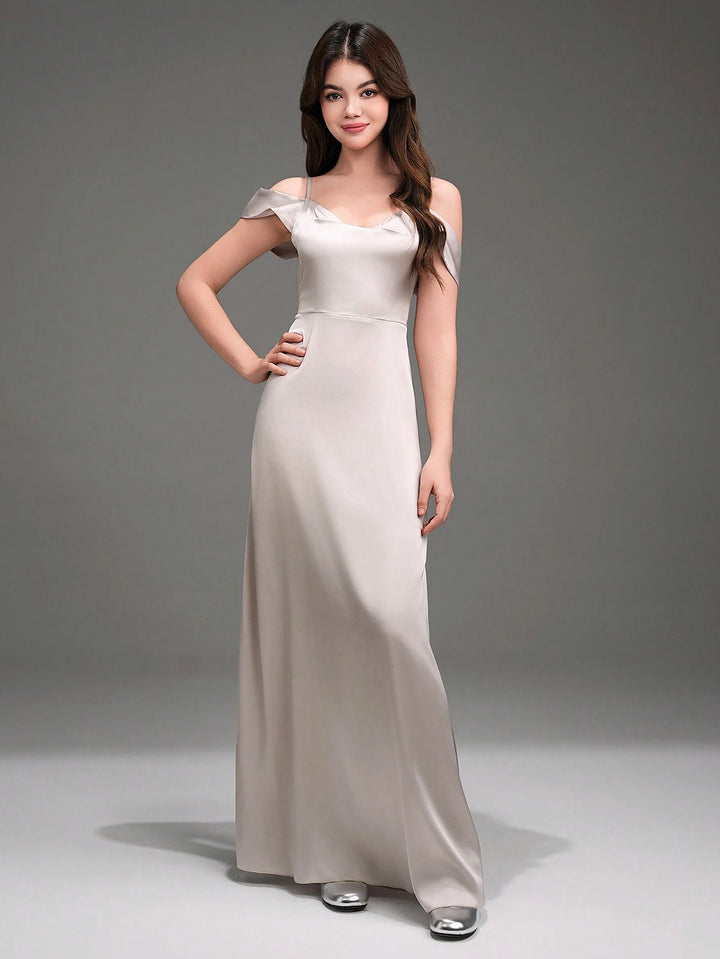 Rochie maxi SHEIN, gri