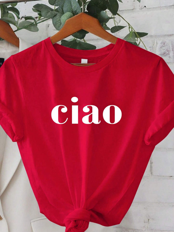 Póló SHEIN, piros