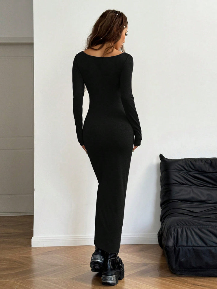 Rochie maxi SHEIN, negru